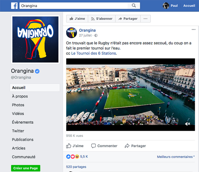 Les Beaux Matins, Orangina